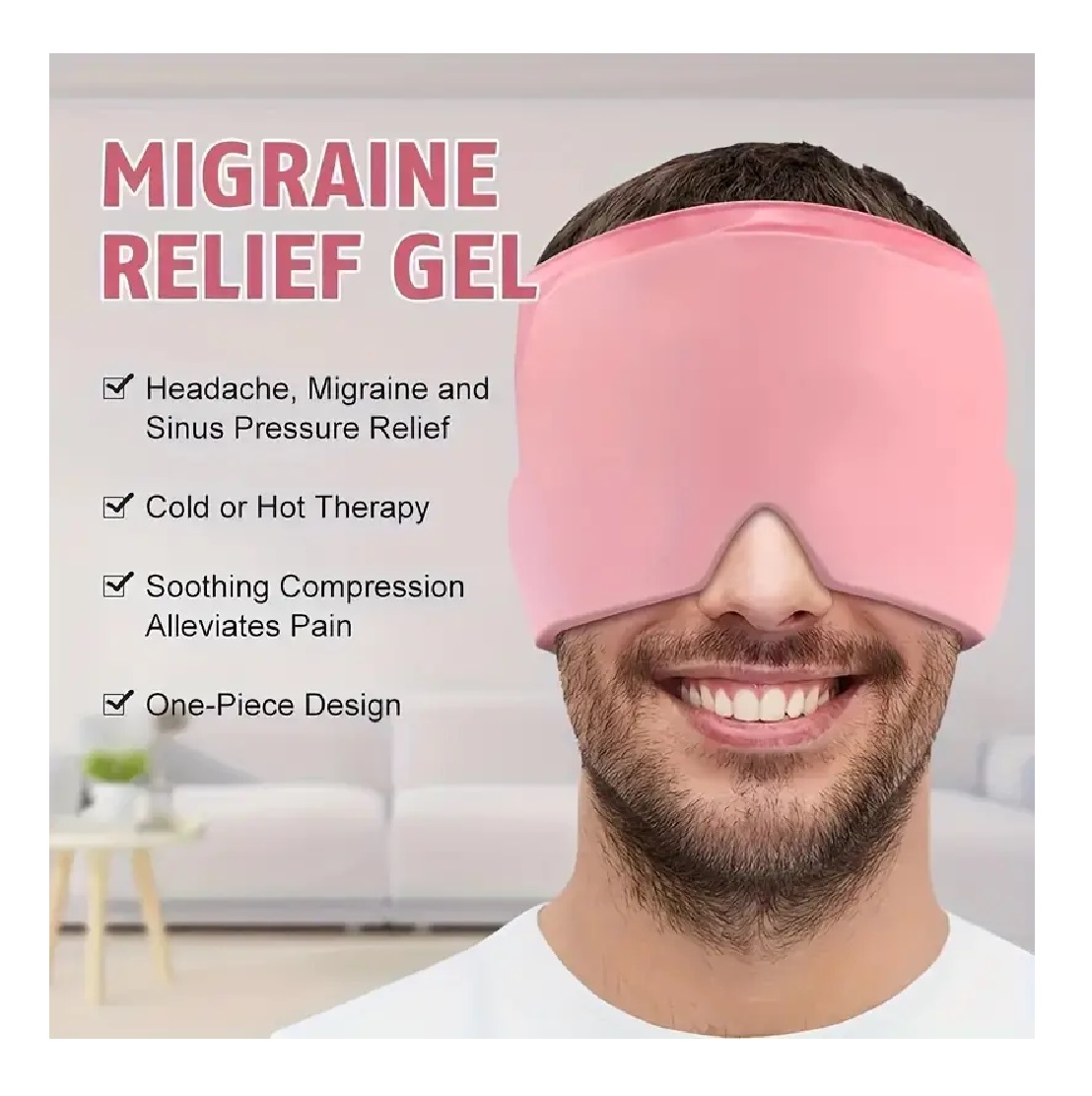 Miniatura 4 de Gorro Alivia Dolores Cabeza Y Migrañas